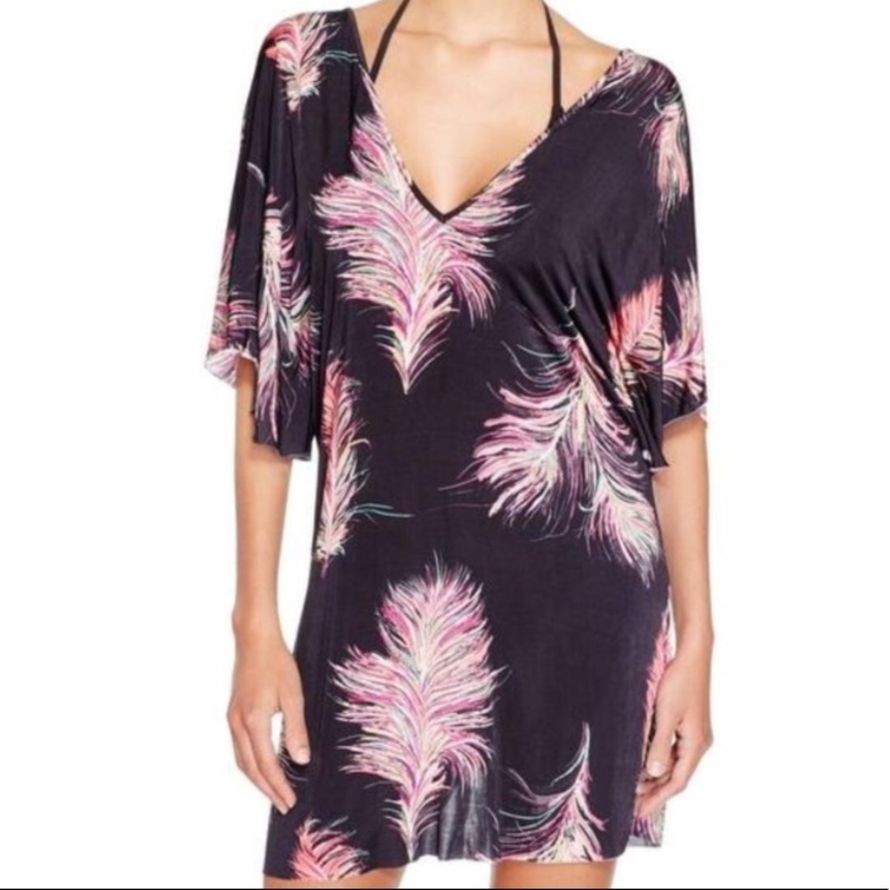 Vix Paula Hermanny “Krishna Trisha” Caftan Coverup Tunic Dress